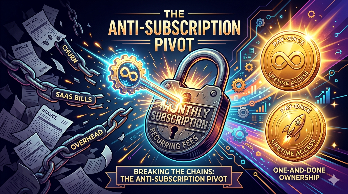 Subscription Fatigue - why pay once is the new saas goldmine