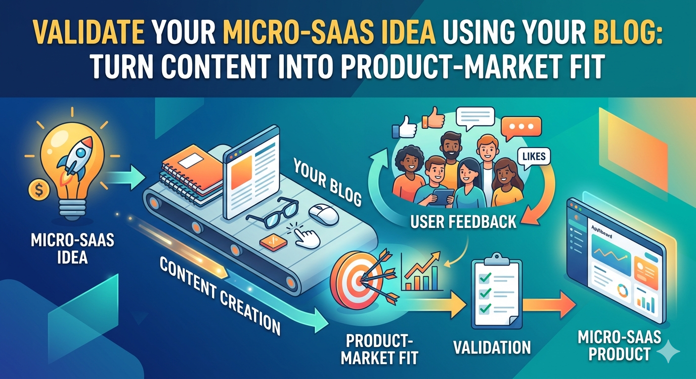 Validate Your Micro-SaaS Idea Using Your Blog: Finding Product-Market Fit
